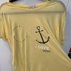 Peace Love World I am Love “Captain” T-shirt